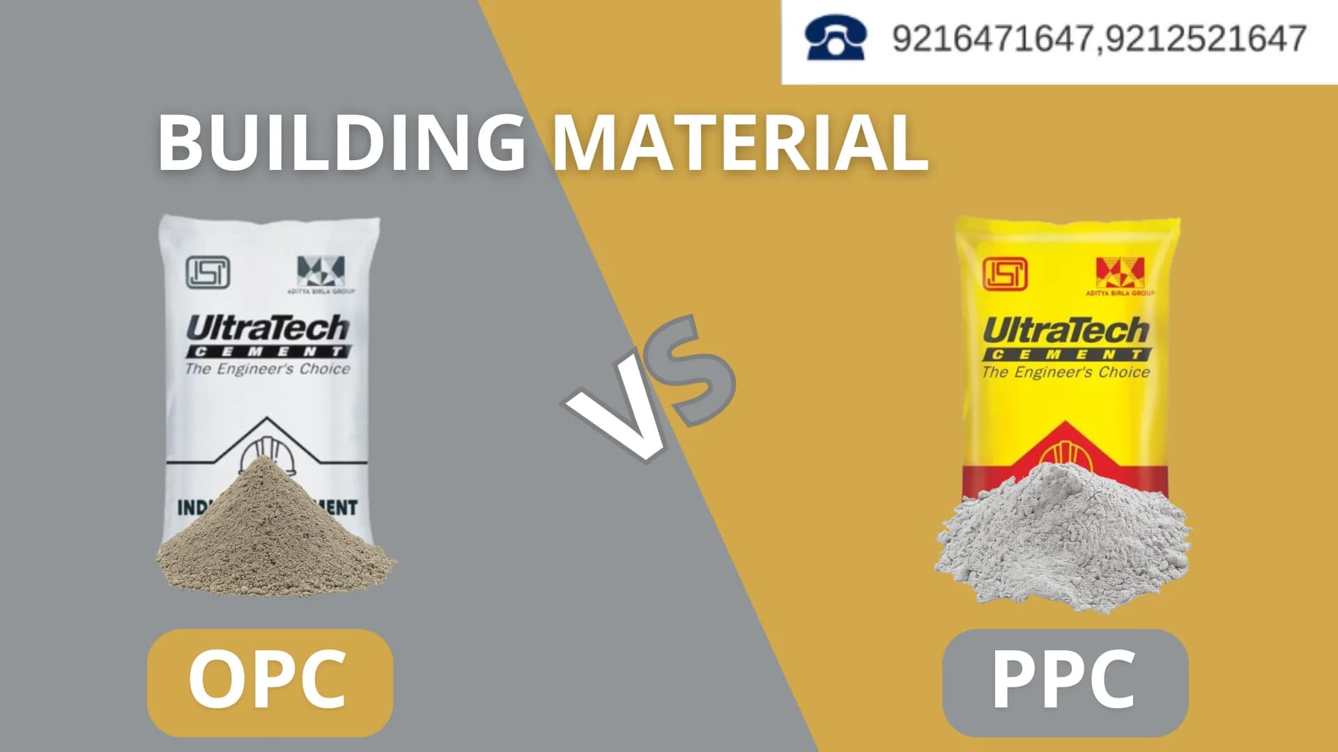 OPC vs PPC Cement